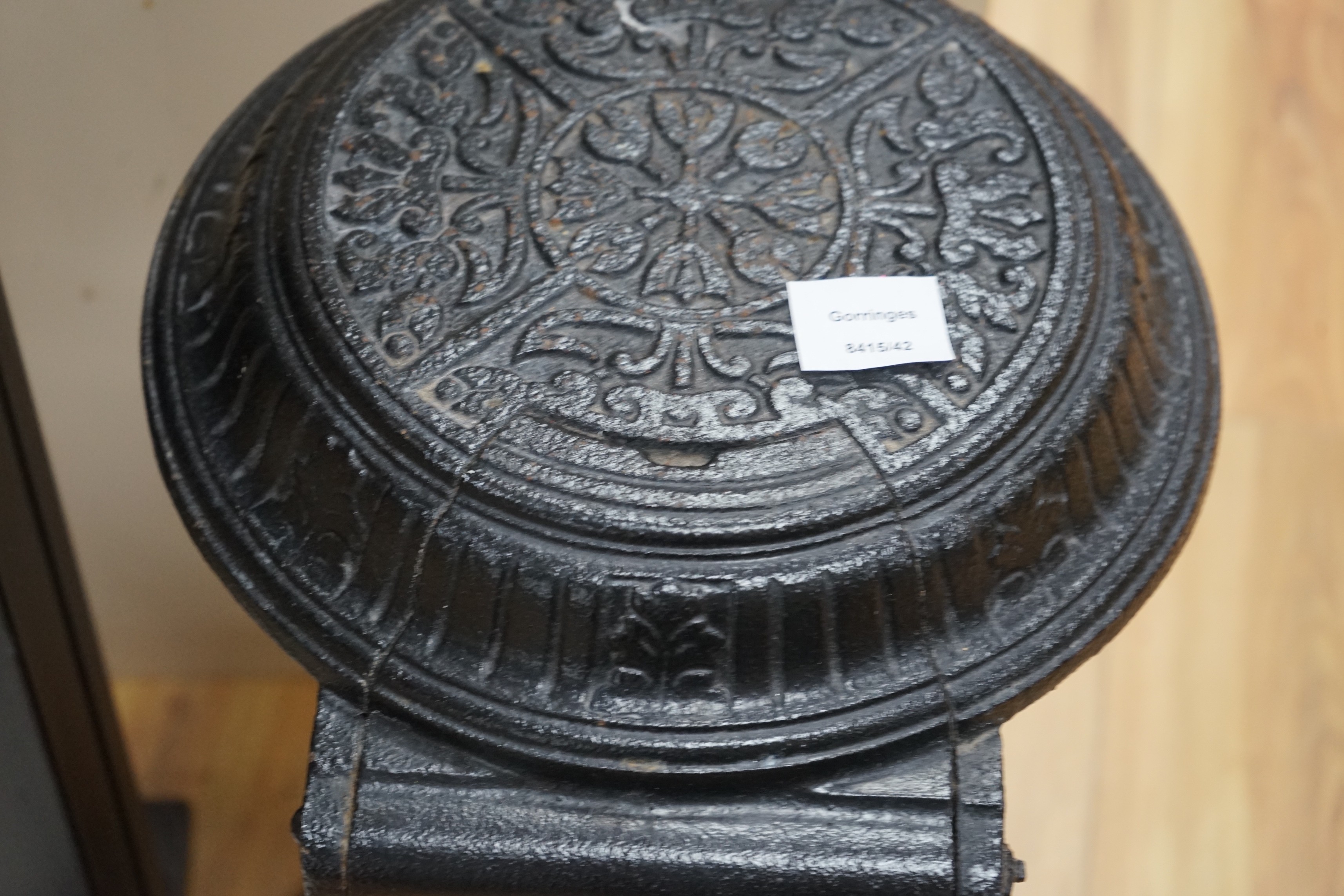 A cast iron stove - 'The Slogan Stove’, 58cm